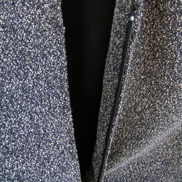 Vintage Black and Grey Suit Jacket - Size 10 - Picture 6 of 7